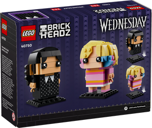 LEGO Wednesday: Wednesday & Enid Brickheads (40750)