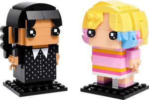 LEGO Wednesday: Wednesday & Enid Brickheads (40750)