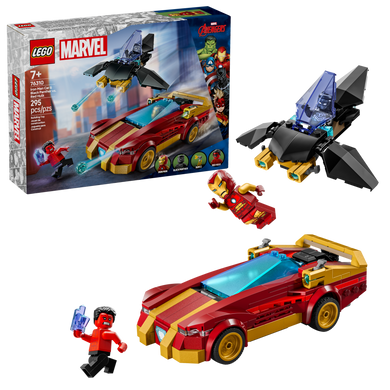 LEGO® Marvel: Iron Man Car & Black Panther vs. Red Hulk (76310)