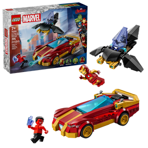 LEGO® Marvel: Iron Man Car & Black Panther vs. Red Hulk (76310)