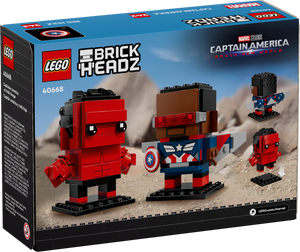 LEGO® BrickHeadz: Captain America & Red Hulk Figures (40668)