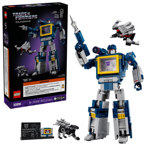 LEGO® Ideas: Transformers Soundwave (10358)