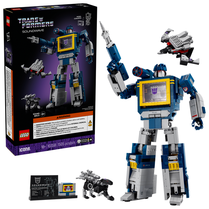 LEGO® Ideas: Transformers Soundwave (10358)