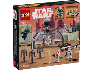 LEGO® Star Wars™: Clone Trooper™ & Battle Droid™ Battle Pack (75372)