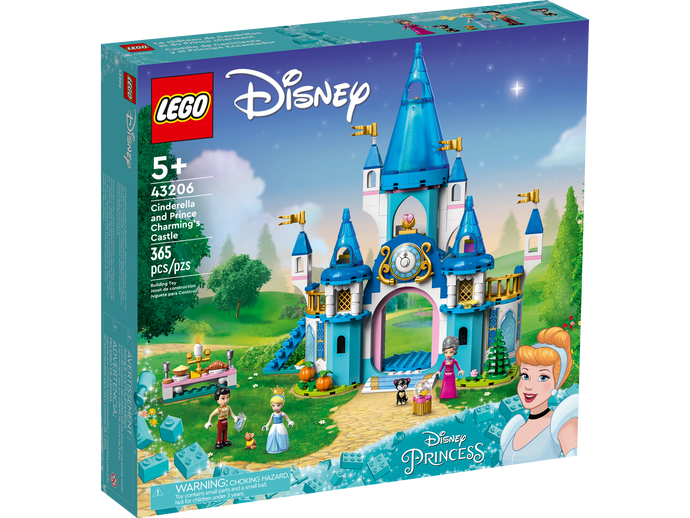 LEGO® Disney: Cinderella and Prince Charming’s Castle (43206)