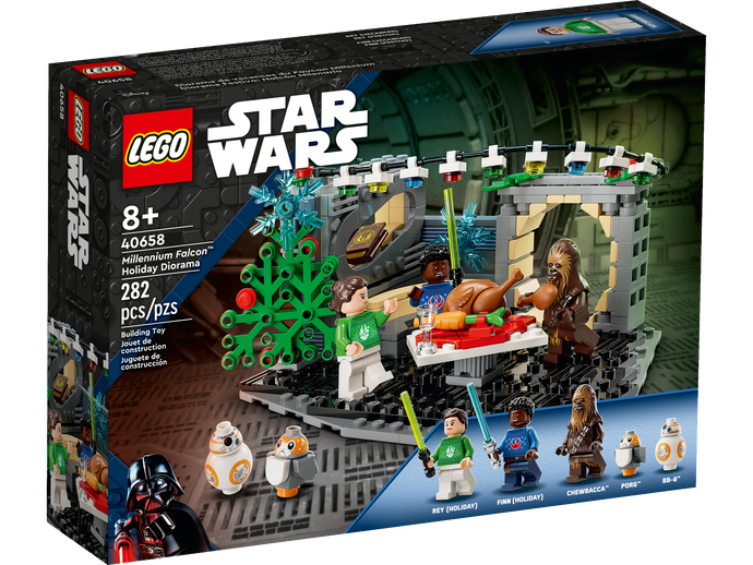 LEGO® Star Wars: Millennium Falcon Holiday Diorama (40658)