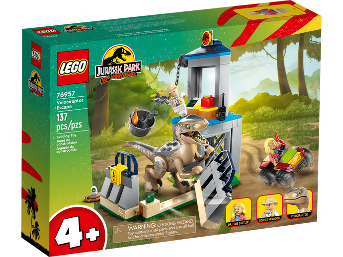 LEGO® Jurassic World: Velociraptor Escape (76957)